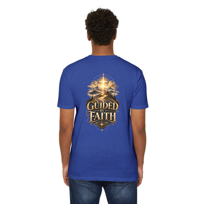 Guided by Faith T-Shirt — Christian Inspirational Tee