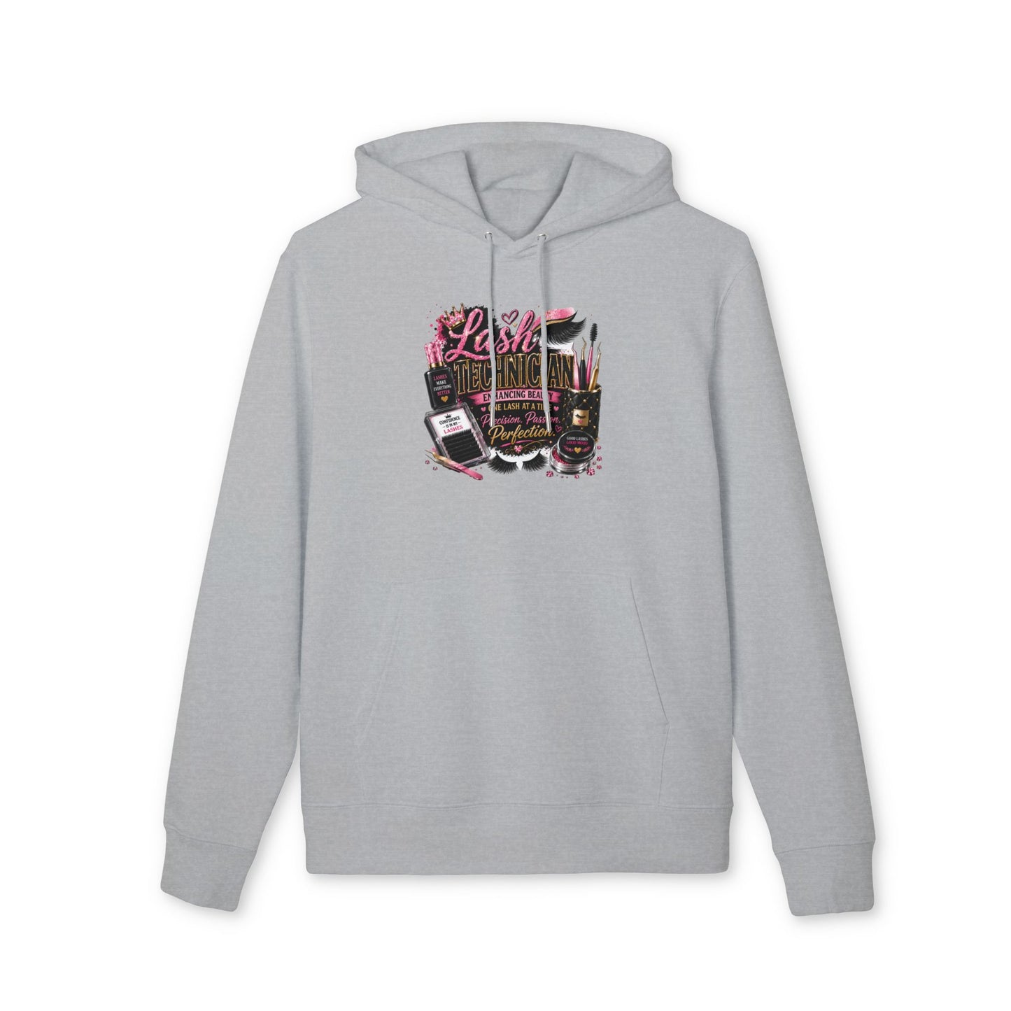 Lash Technician Hoodie — Makeup & Eyelash Artist Graphic Pullover