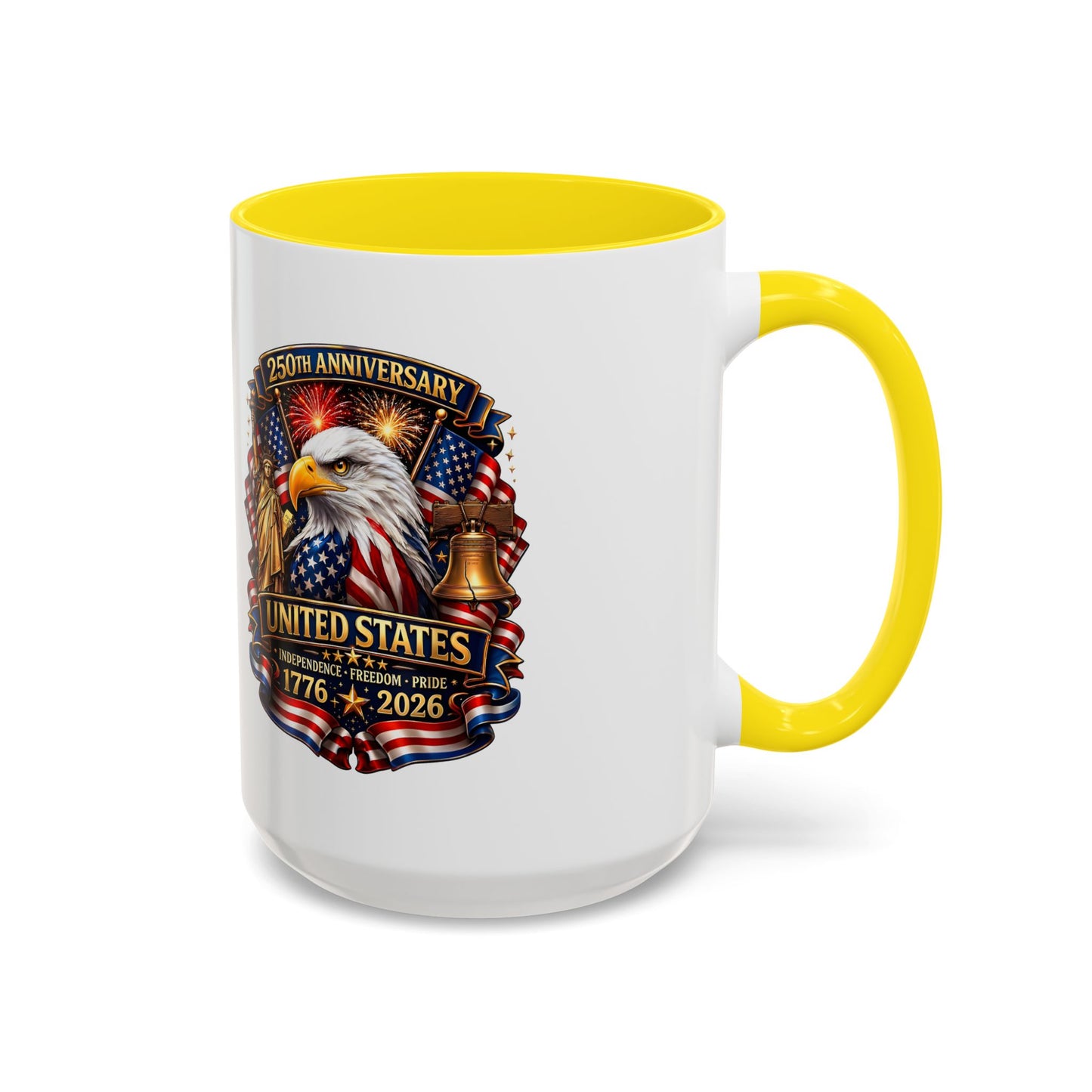 250th Anniversary United States Eagle Coffee Mug – Patriotic 1776–2026 Accent Mug