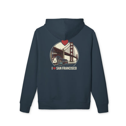 San Francisco Hoodie – "I  San Francisco" Golden Gate Bridge Graphic