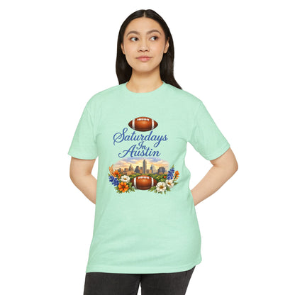 Saturdays in Austin Football Tee