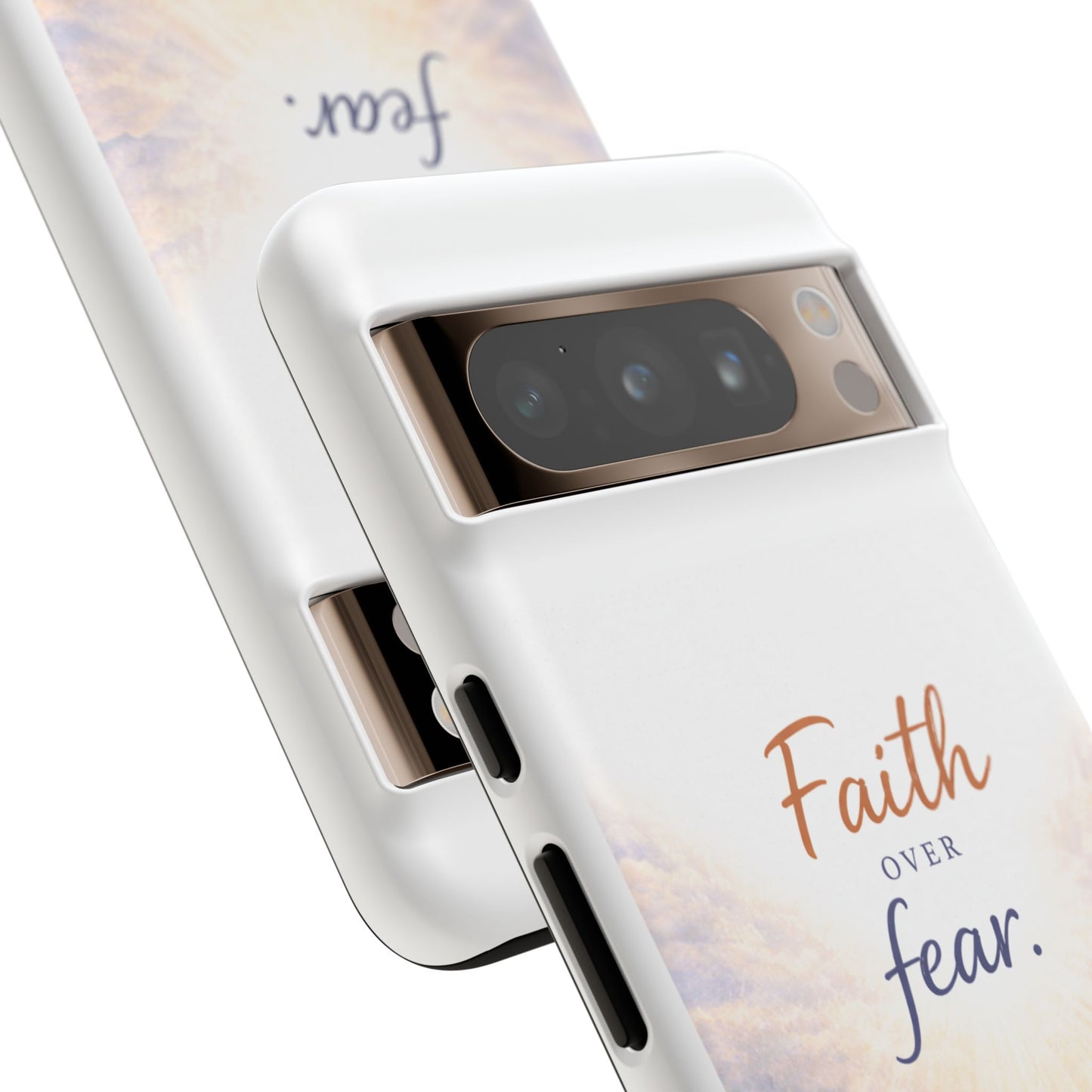 Faith Over Fear Phone Case — Inspirational Christian iPhone Cover