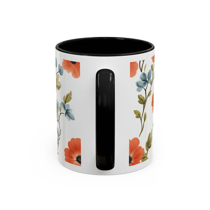 She Held My Hand Forever Floral Coffee Mug