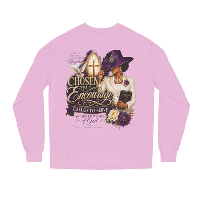 Christian Women's 'Chosen to Encourage' Sweatshirt – Faith-Based Encourager Design