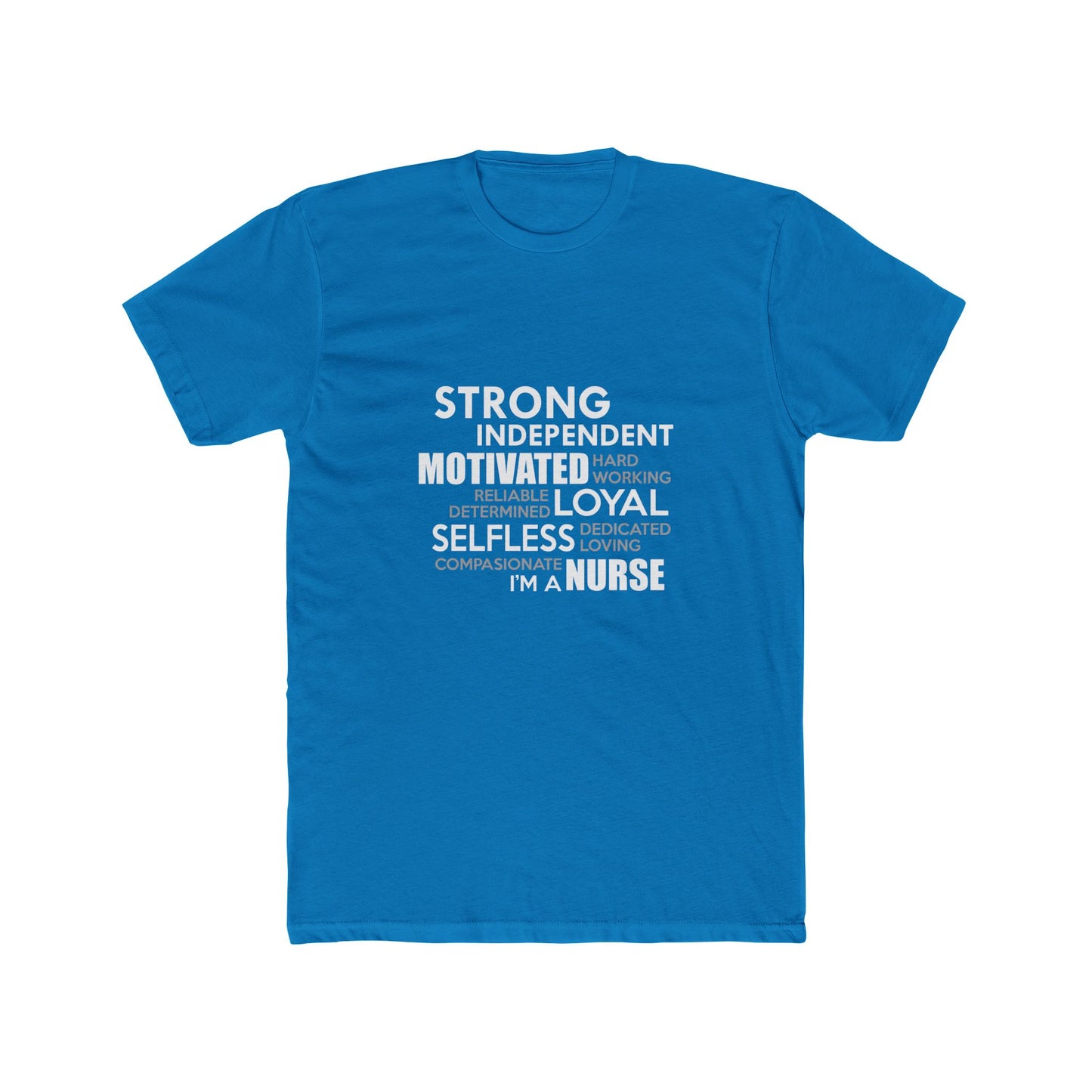 Nurse Word Cloud Tee — "I'm a Nurse" Inspirational Graphic T-Shirt