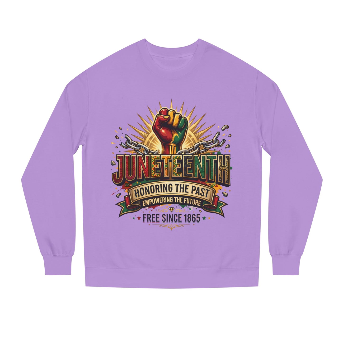 Juneteenth Sweatshirt — "Honoring the Past, Empowering the Future" Crewneck