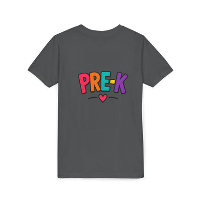 Pre-K Kids Tee — Colorful Heart Preschool Shirt for Boys & Girls