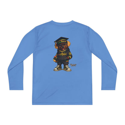 Youth Long Sleeve Tee — Graduation Bear Design