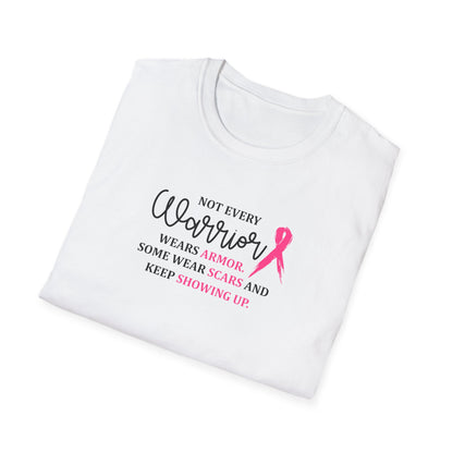 Not Every Warrior Wears Armor Breast Cancer Warrior T-Shirt