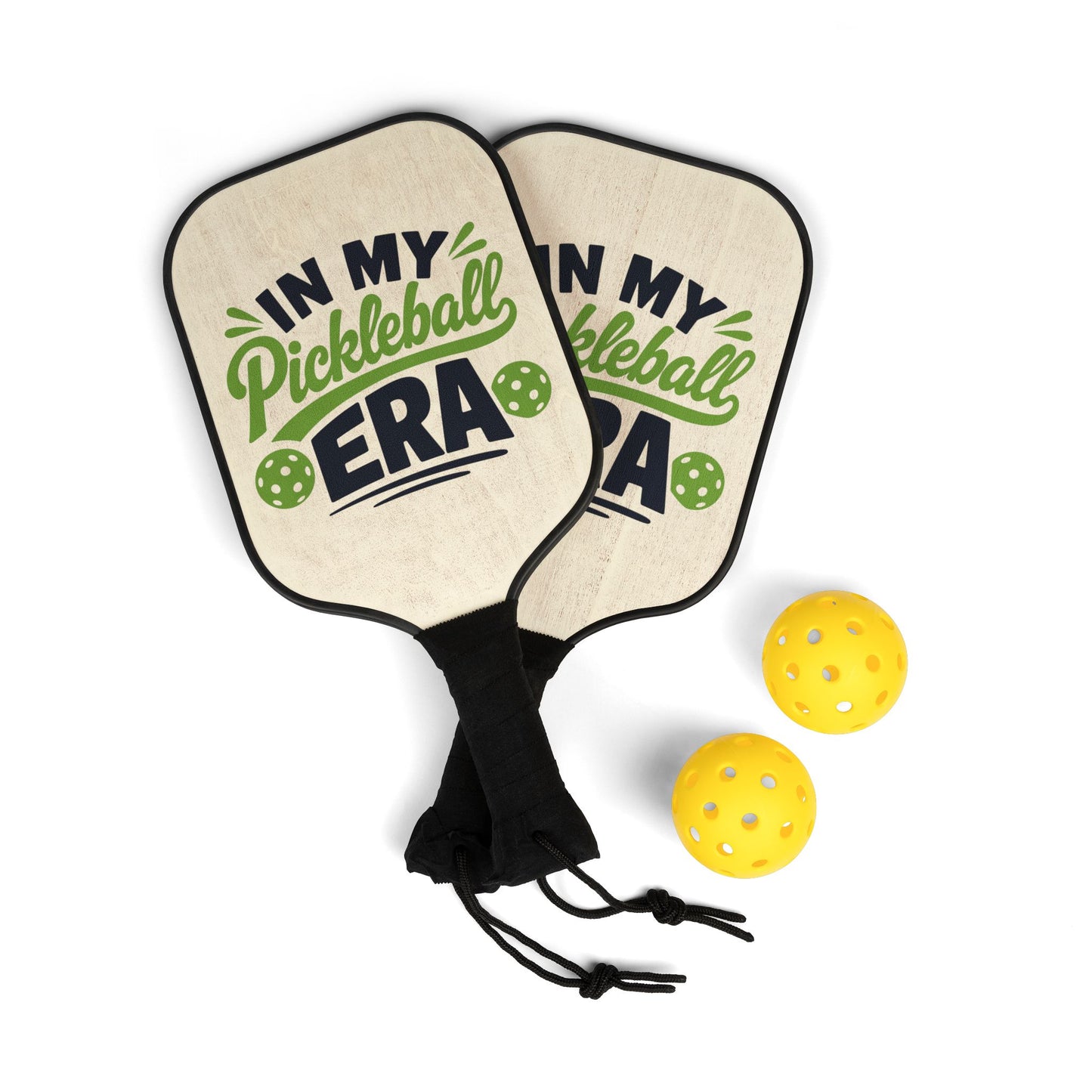 Pickleball Paddles Set - "In My Pickleball Era" Paddle & Balls Kit