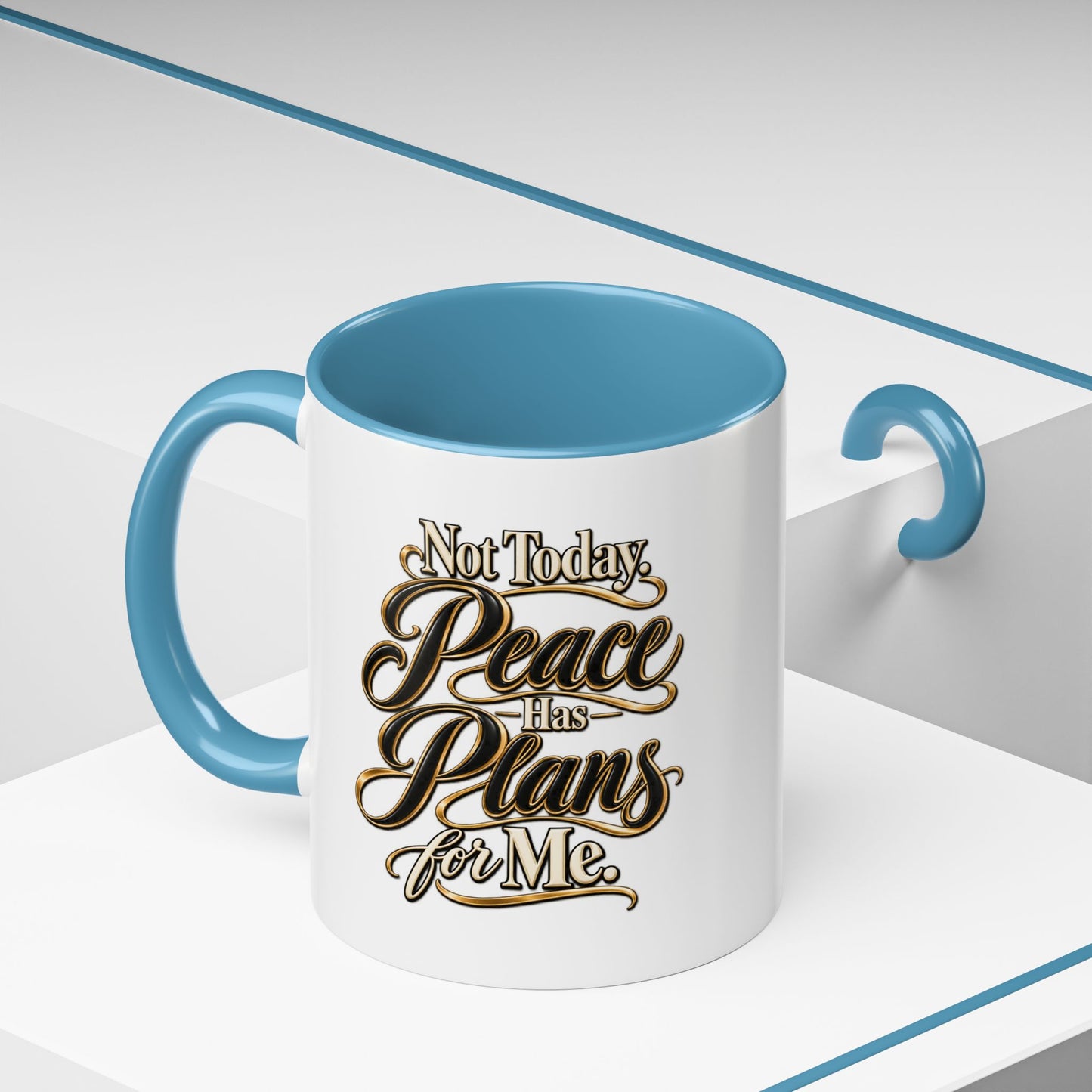 Peace Has Plans for Me Coffee Mug — Inspirational Faith Morning Mug