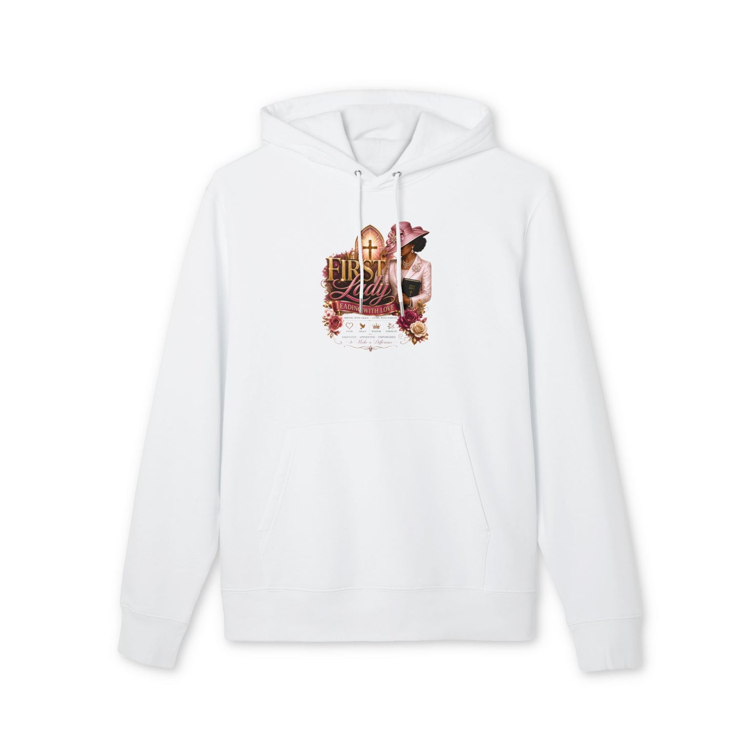 First Lady Church Hoodie – Elegant Faith-Based Women's Pullover