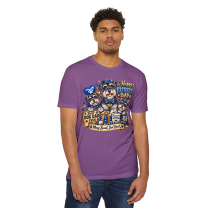 Father's Day Dog Dad T-Shirt – "Best Dog Dad Ever" Paw Print Tee