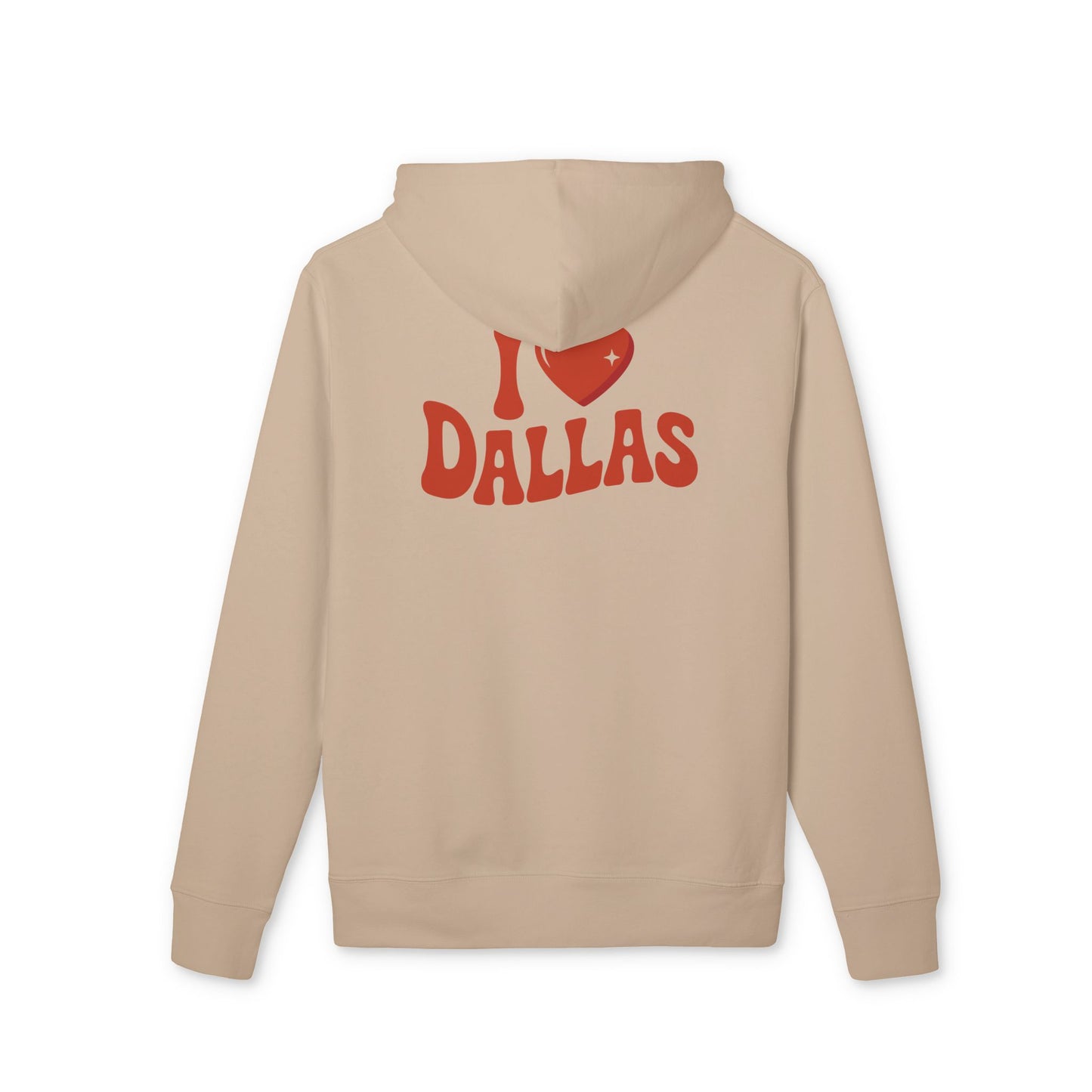 I Heart Dallas Hoodie — Retro Love City Pullover
