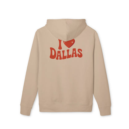 I Heart Dallas Hoodie — Retro Love City Pullover