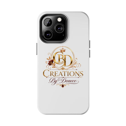 BD Creations By Donece Elegant Logo Tough Phone Case — Protective iPhone Cover