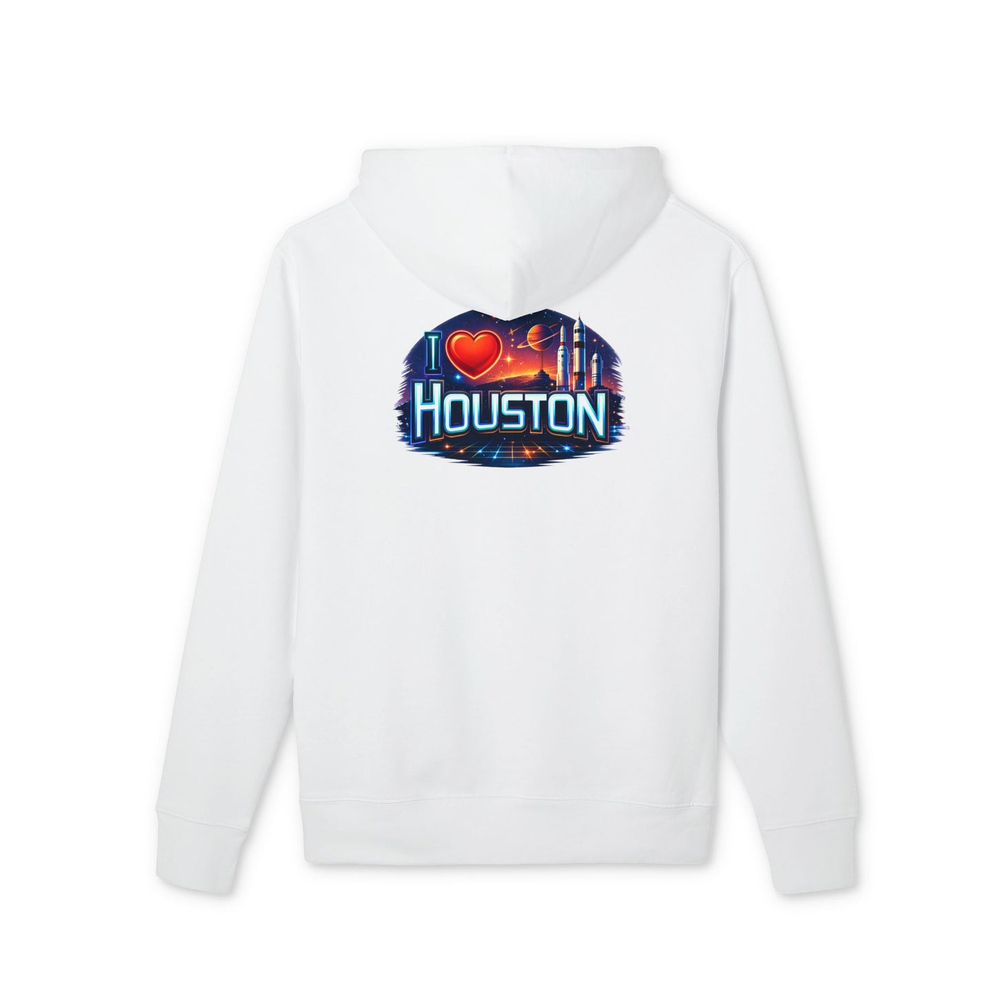 Houston Skyline Hoodie — I  Houston Graphic Pullover