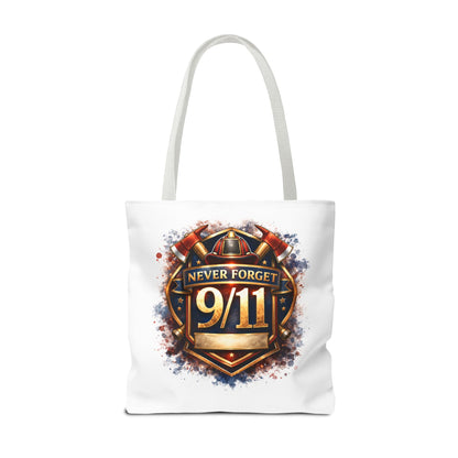 Never Forget 9/11 Memorial Tote Bag