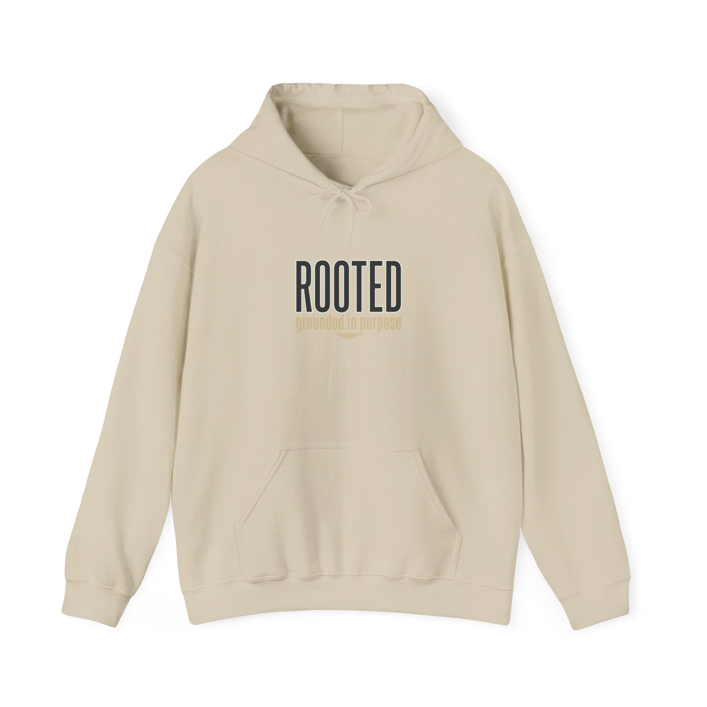 Rooted testimony apparel Hoodie | faith streetwear, bold type