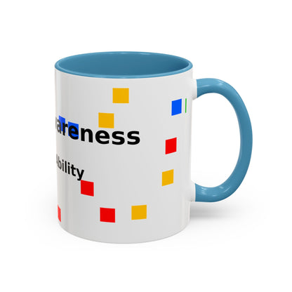Autism Awareness Accent Mug - "See the Ability" Coffee Cup