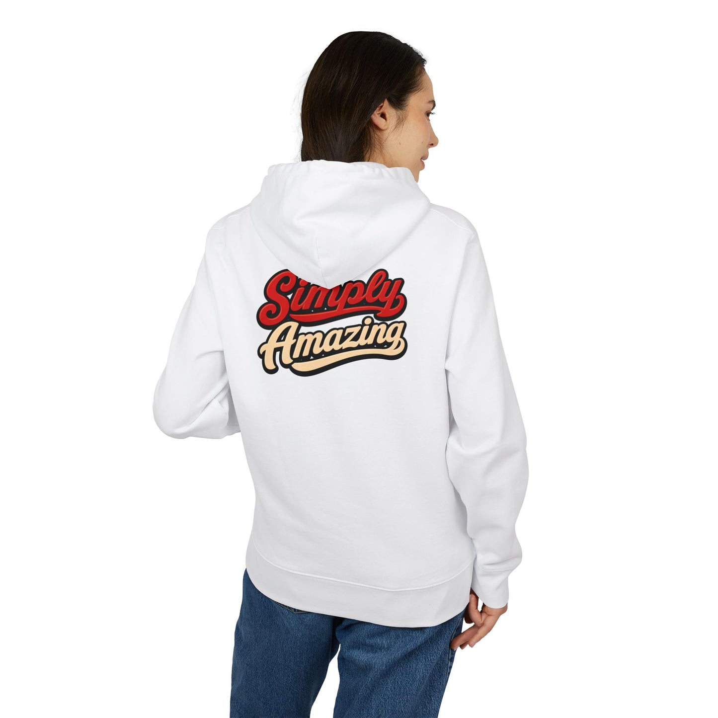 Simply Amazing Hoodie — Retro Script Graphic Pullover