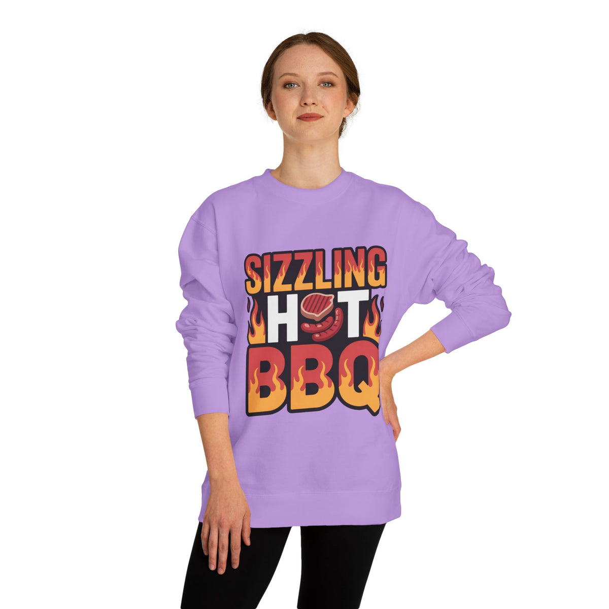 Sizzling Hot BBQ Sweatshirt — Grilling Graphic Crewneck