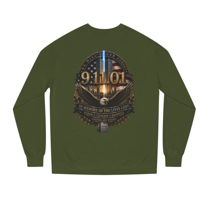 9/11 Memorial Sweatshirt – In Memory of the Lives Lost Tribute Crewneck