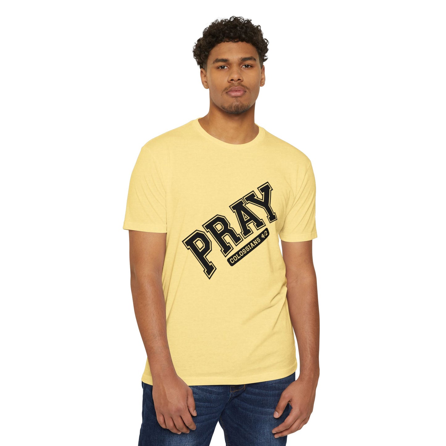 Pray Colossians 4:2 Christian T-Shirt — Faith Prayer Tee