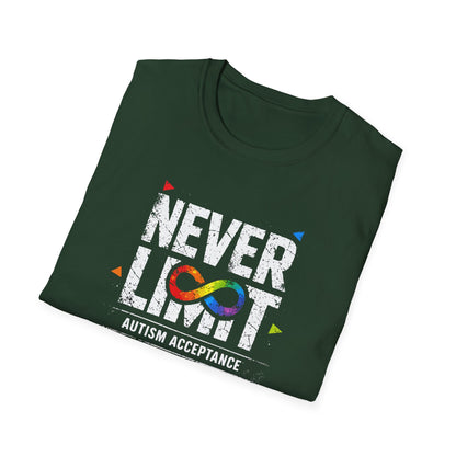 Never Limt Autism Acceptance T-Shirt