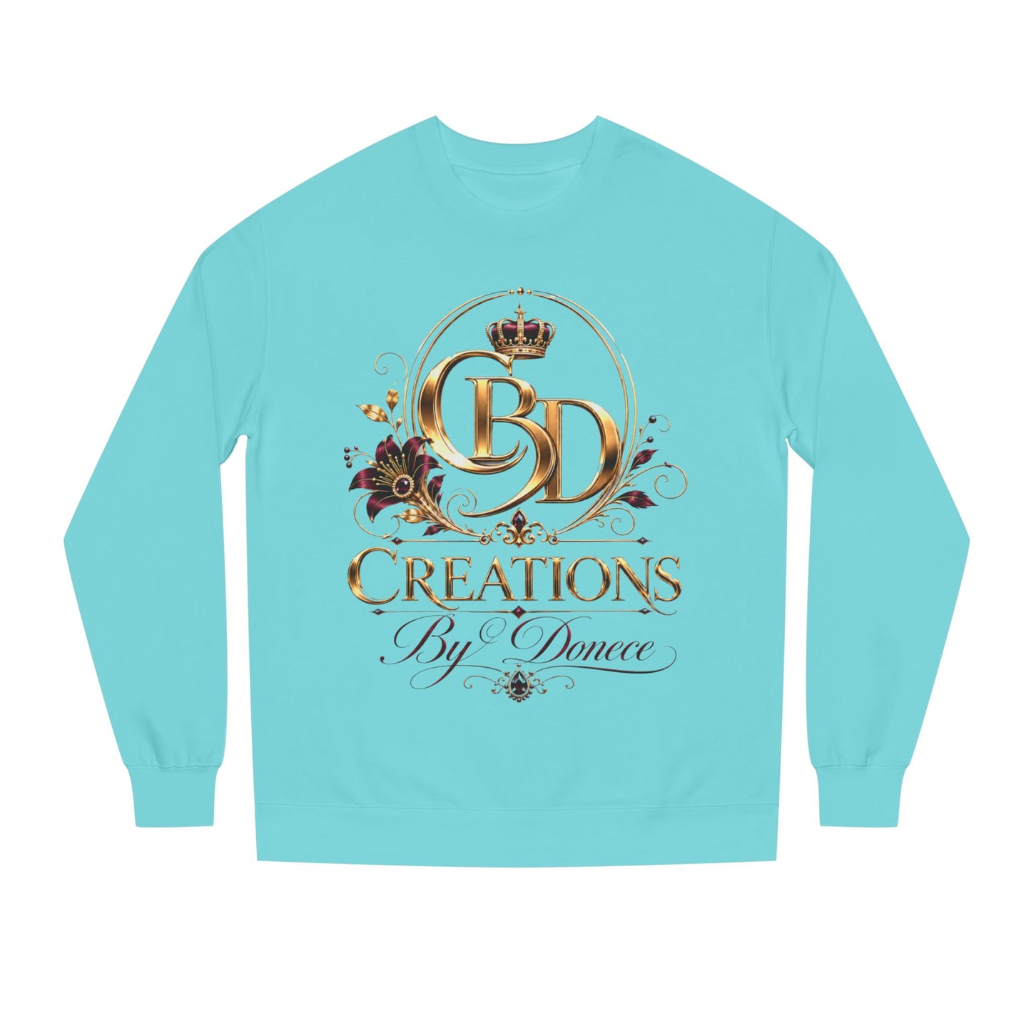 Crewneck Sweatshirt — Creations By Donece Gold Logo Crewneck