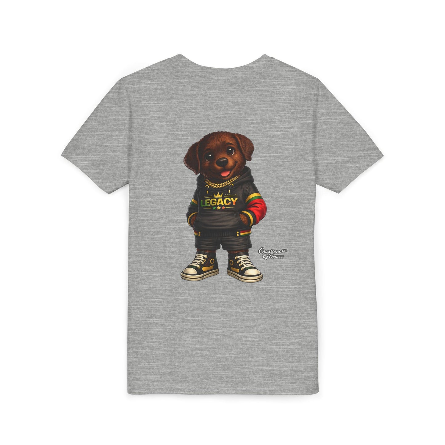 Youth Dog Tee — 'Legacy' Streetwear Puppy Graphic Shirt