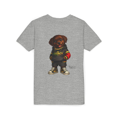 Youth Dog Tee — 'Legacy' Streetwear Puppy Graphic Shirt