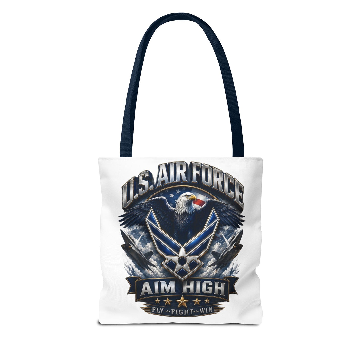 U.S. Air Force Aim High Tote Bag — Patriotic Eagle Military Tote