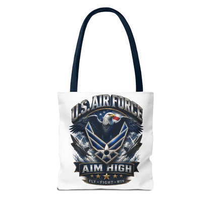 U.S. Air Force Aim High Tote Bag — Patriotic Eagle Military Tote