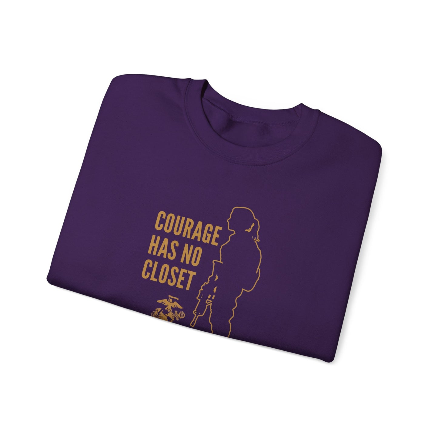 Courage Has No Closet US Marines Crewneck Sweatshirt
