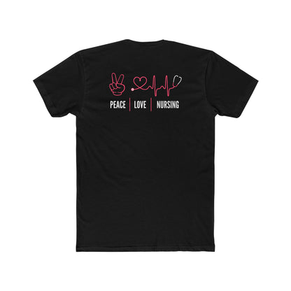 Nursing Tee — Peace Love Nursing Graphic Shirt