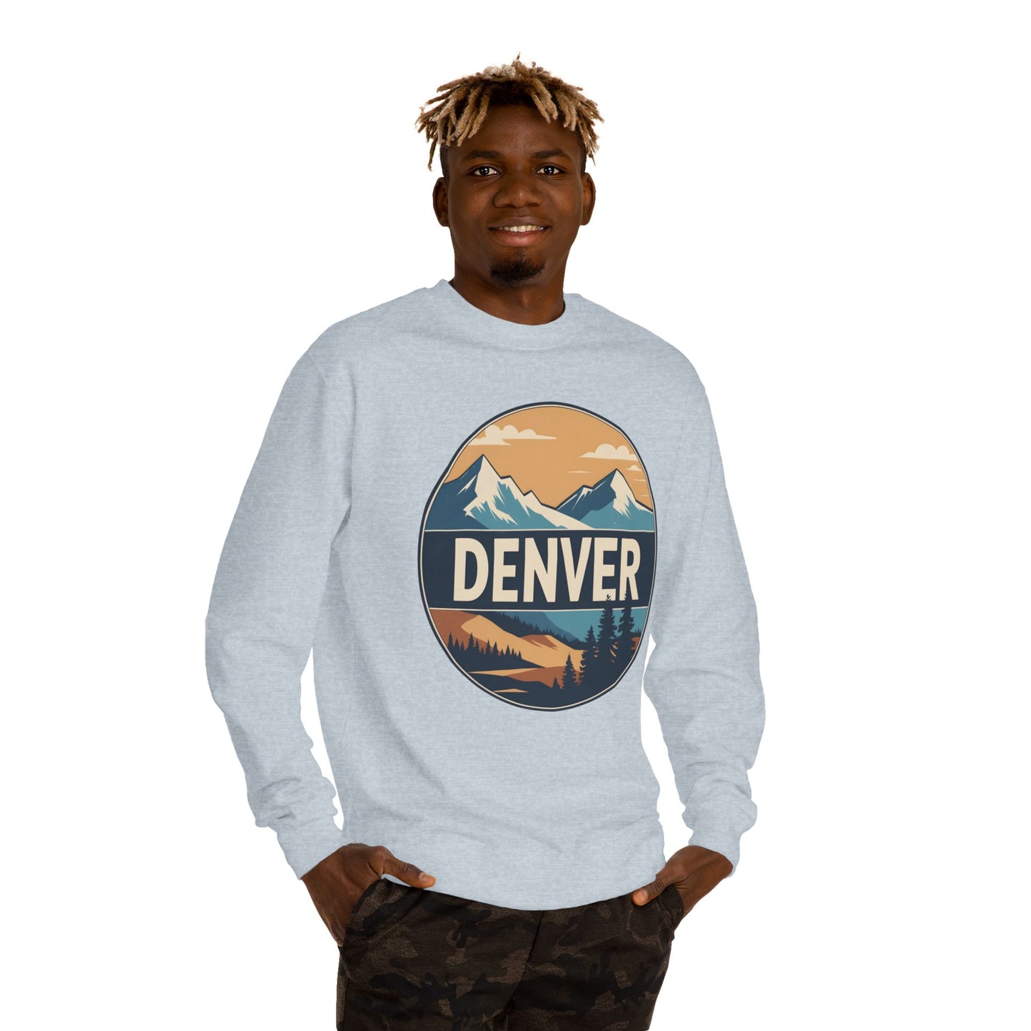 Denver Mountain Badge Sweatshirt
