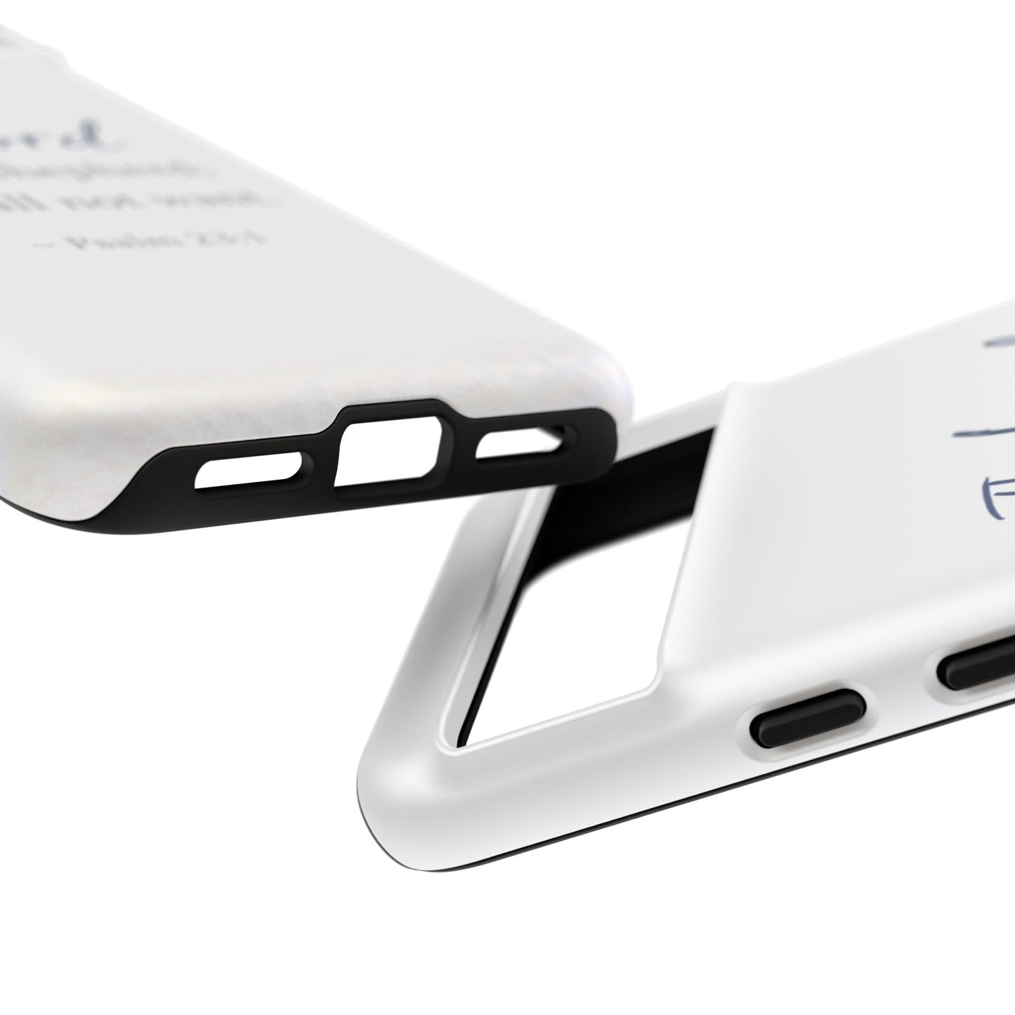 Psalm 23:1 Phone Case — "The Lord is my shepherd; I shall not want" Christian Protective Cover