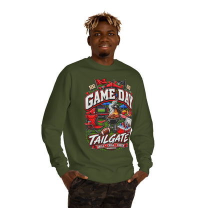 Game Day Tailgate Sweatshirt – Grill, Chill & Cheer Crewneck