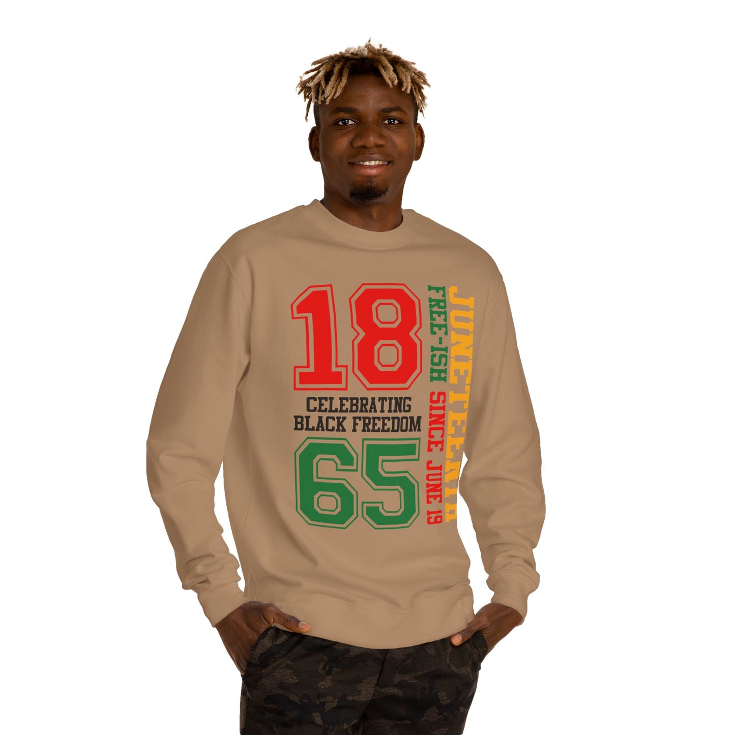 Juneteenth 1865 Sweatshirt - Celebrating Black Freedom Crewneck
