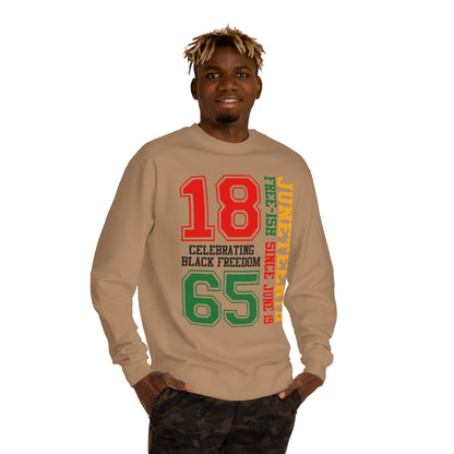 Juneteenth 1865 Sweatshirt - Celebrating Black Freedom Crewneck
