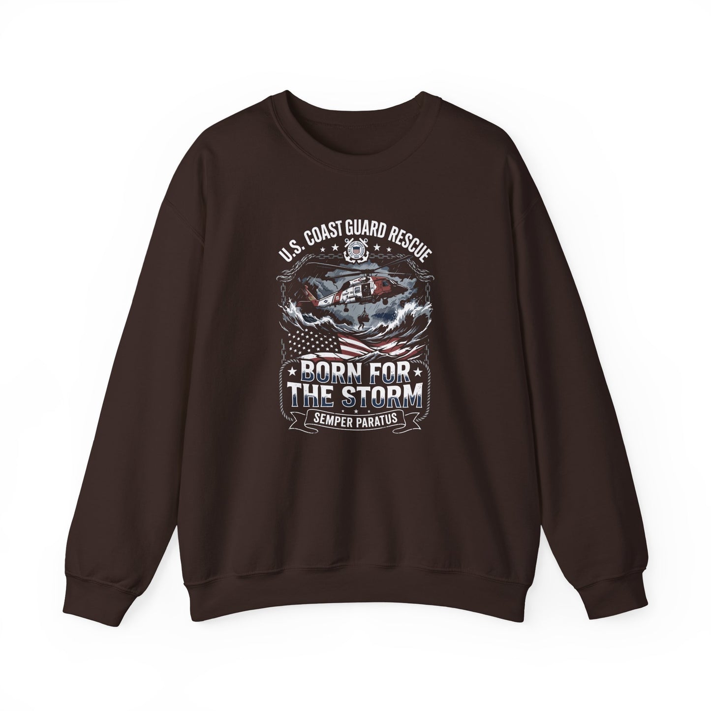 U.S Coast Guard Rescue Born for the Storm Sweatshirt