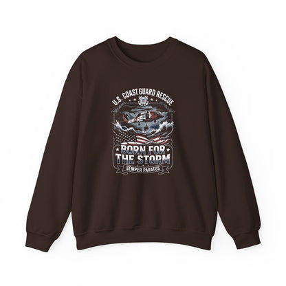 U.S Coast Guard Rescue Born for the Storm Sweatshirt