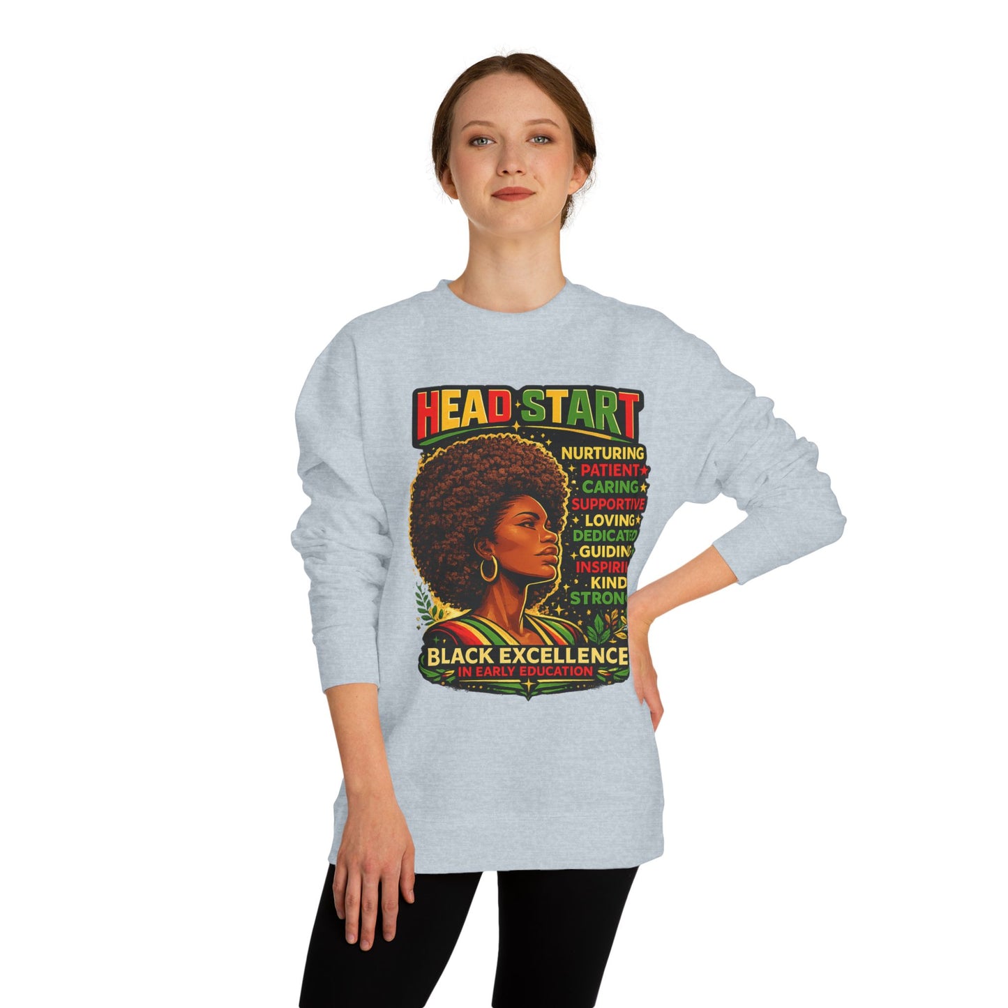 Head Start Black Excellence Sweatshirt — Afrocentric Empowerment Crewneck