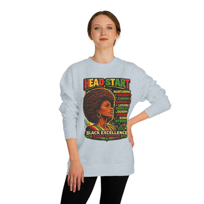 Head Start Black Excellence Sweatshirt — Afrocentric Empowerment Crewneck