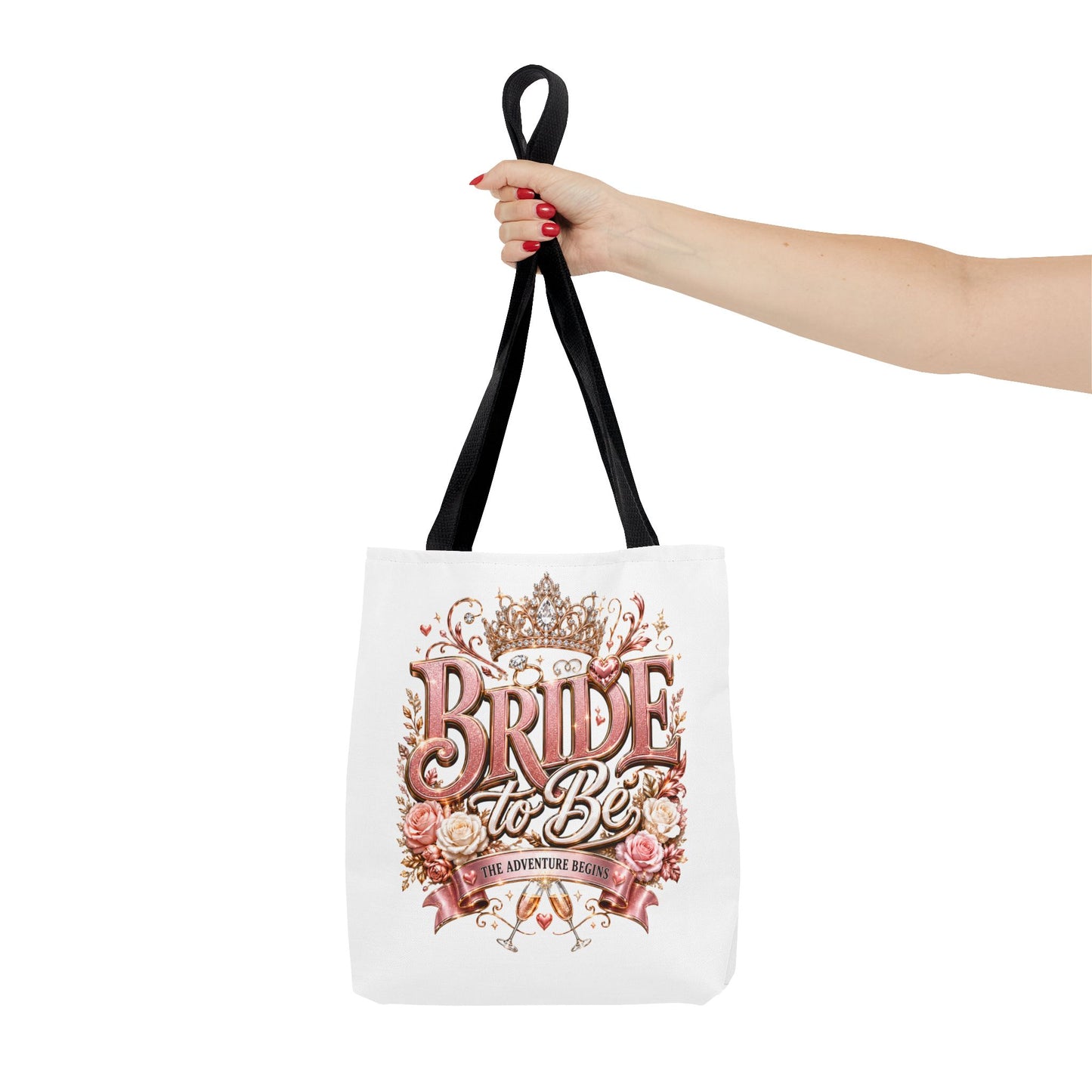 Bride-to-Be Floral Tote Bag - Bachelorette Gift & Bridal Shower Accessory
