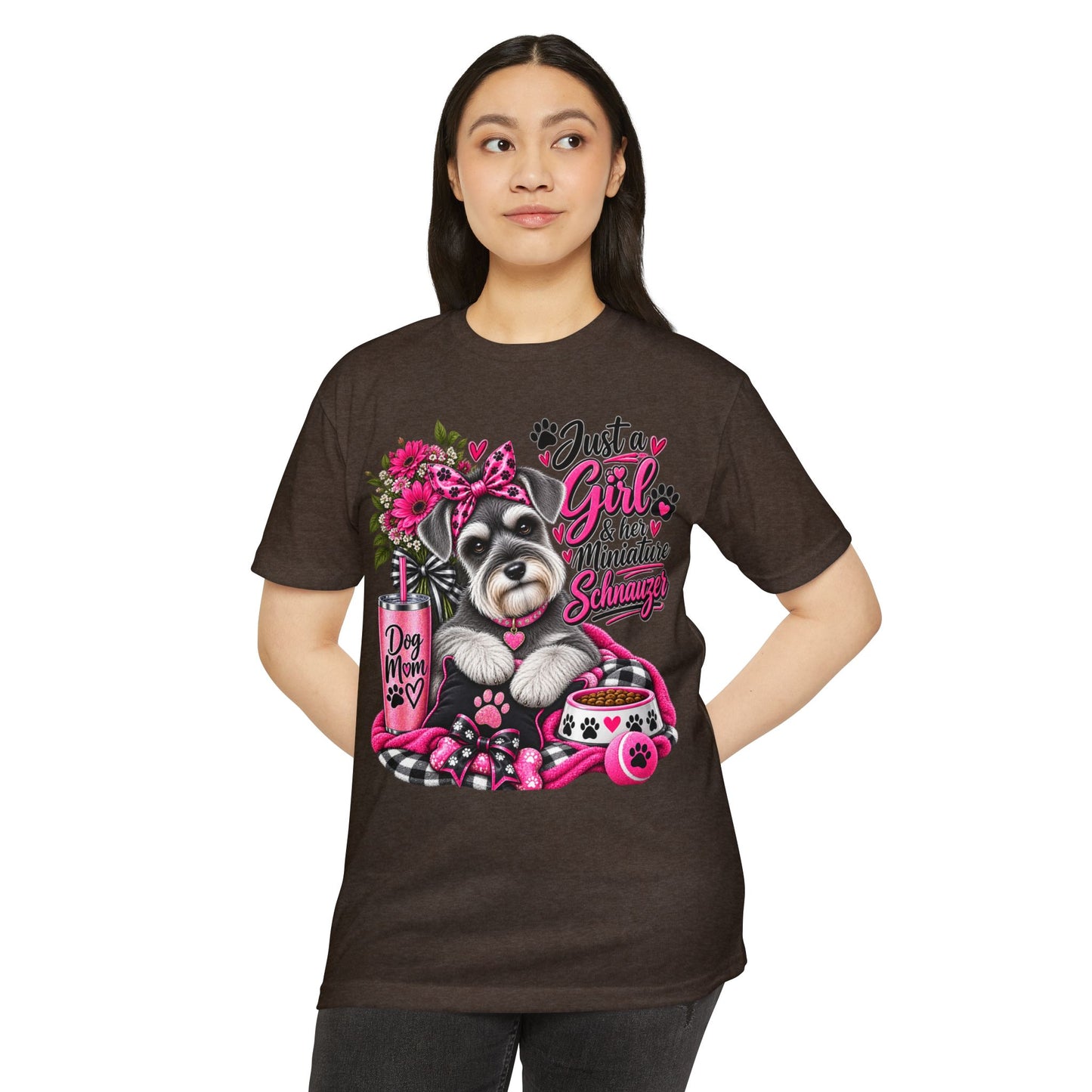 Just a Girl & Her Miniature Schnauzer T-Shirt