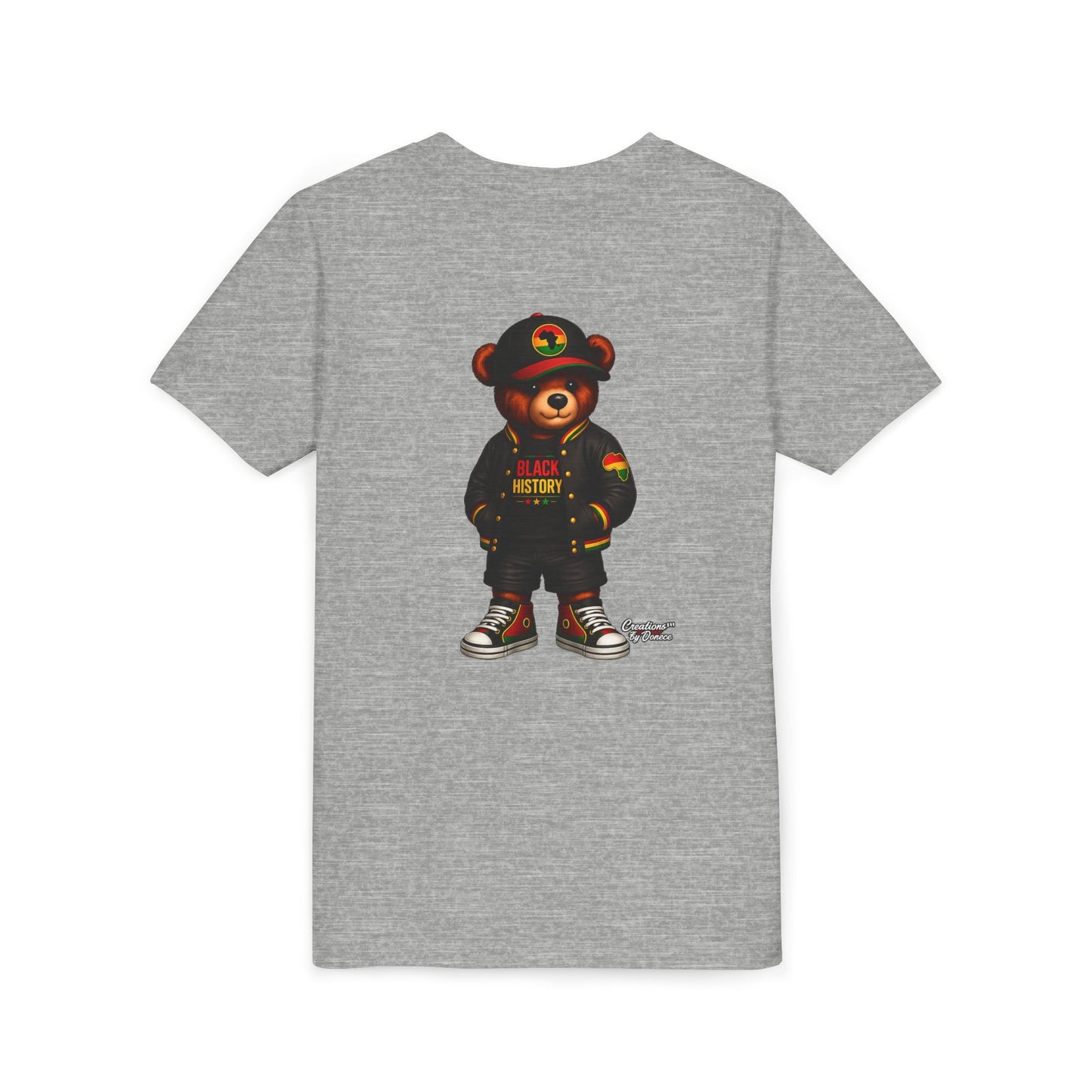 Kids 'Black History' Streetwear Bear Tee
