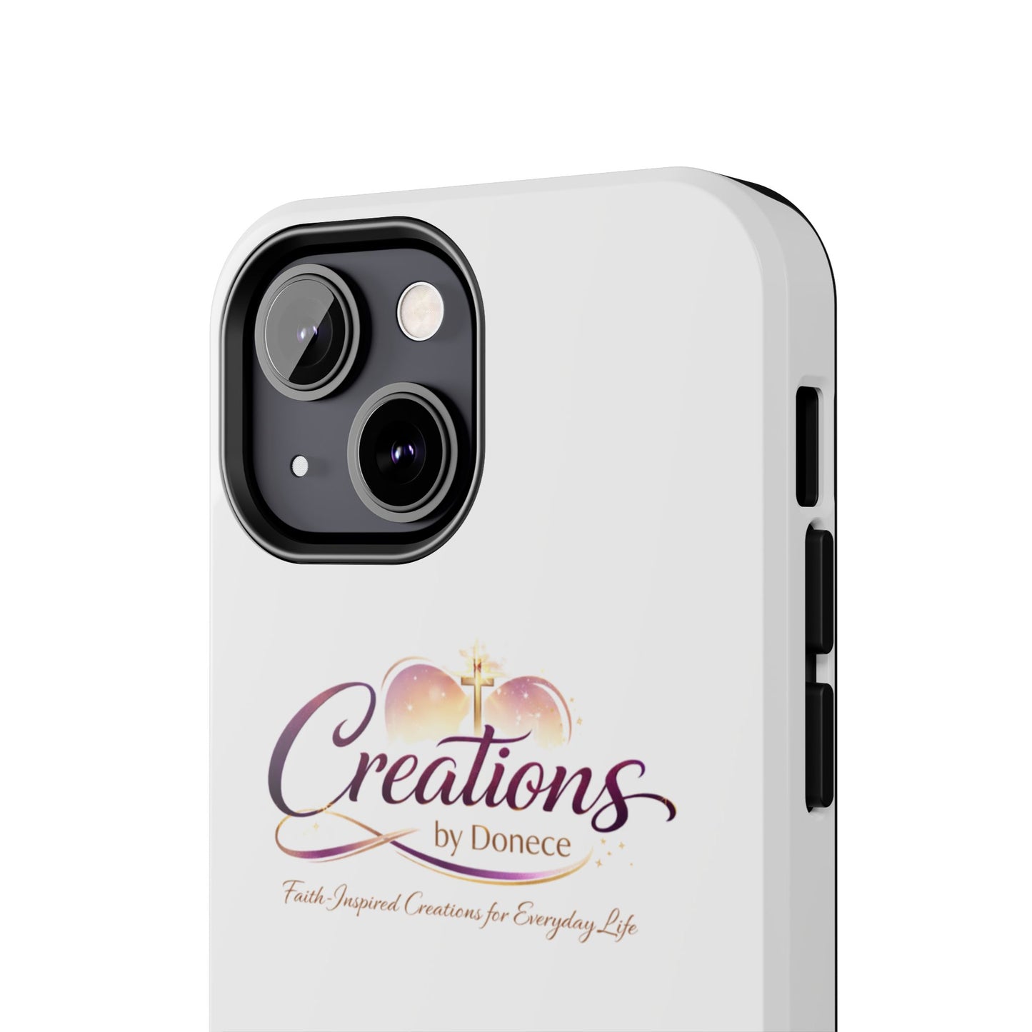Tough Phone Case - "Creations by Donece" Logo Protective Cover