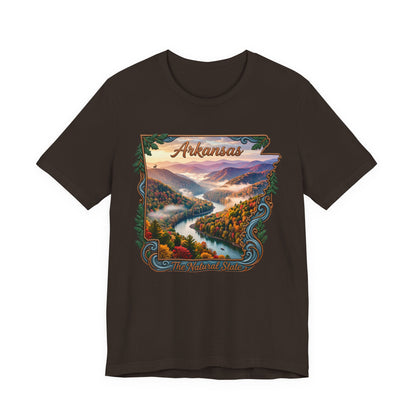 Arkansas Scenic River Tee — The Natural State Retro Landscape T-Shirt